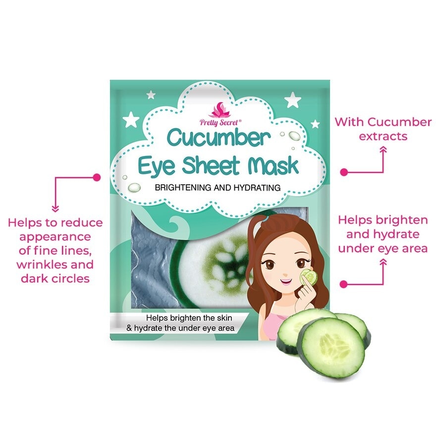 Cucumber Eye Sheet Mask 1 Pair