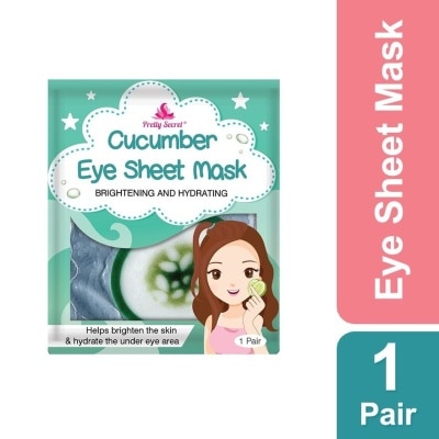 PRETTY SECRET Cucumber Eye Sheet Mask 1 Pair