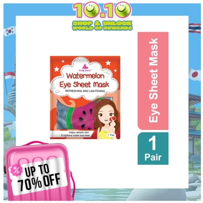 PRETTY SECRET Watermelon Eye Sheet Mask 1 Pair