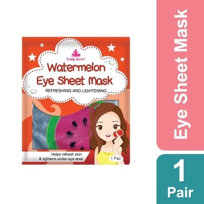 PRETTY SECRET Watermelon Eye Sheet Mask 1 Pair