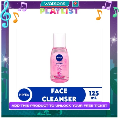 NIVEA Face Cleanser MicellAIR Fair and Glow Micellar Water 125ml