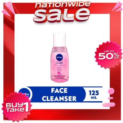 NIVEA Face Cleanser MicellAIR Fair and Glow Micellar Water 125ml
