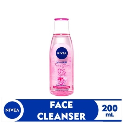 NIVEA Face Cleanser MicellAIR Fair and Glow Micellar Water 200ml