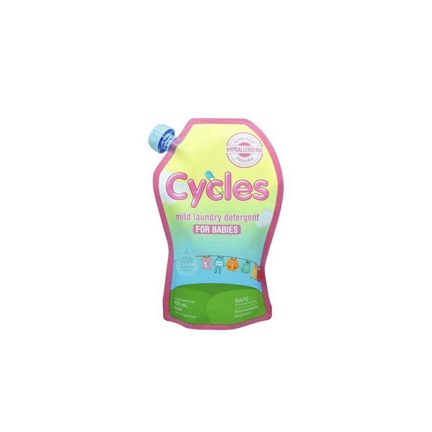 CYCLES BABY Mild Laundry Detergent For Babies 800ml Liquid