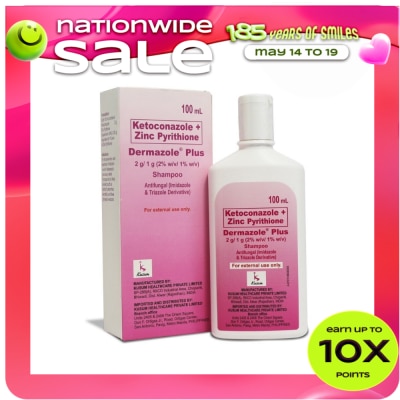 DERMAZOLE - Plus Zinc Shampoo 100ml
