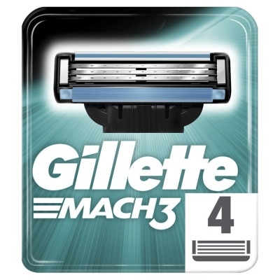 GILLETTE Mach 3 Base Cartridge 4s