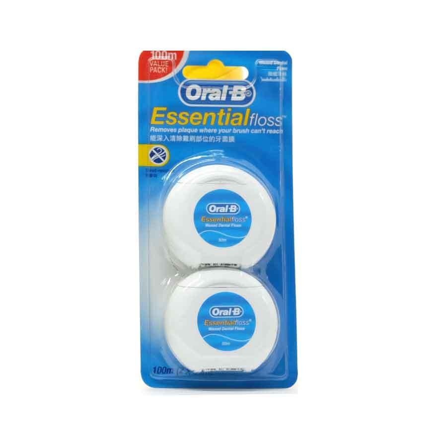 Essentials Floss   Waxed 100m