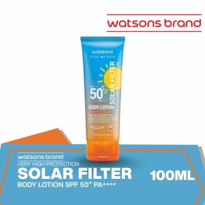 WATSONS - WATSONS Very High Protection Sunscreen White Face & Body Lotion SPF 50+ PA+++ 100ml