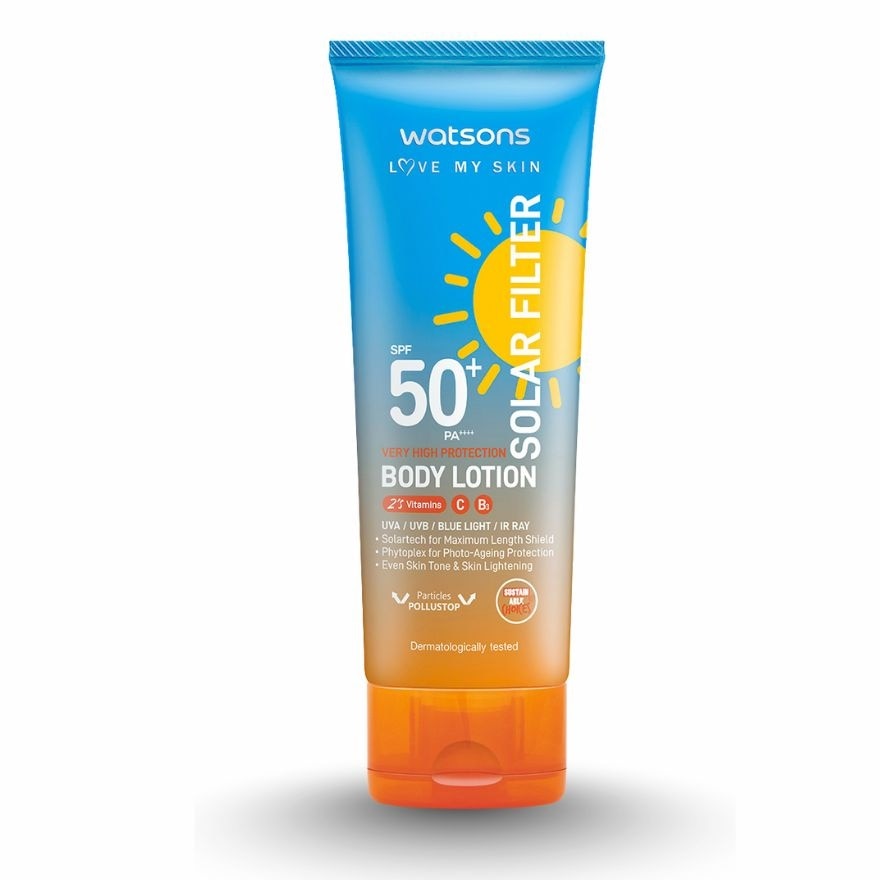 WATSONS Very High Protection Sunscreen White Face & Body Lotion SPF 50+ PA+++ 100ml
