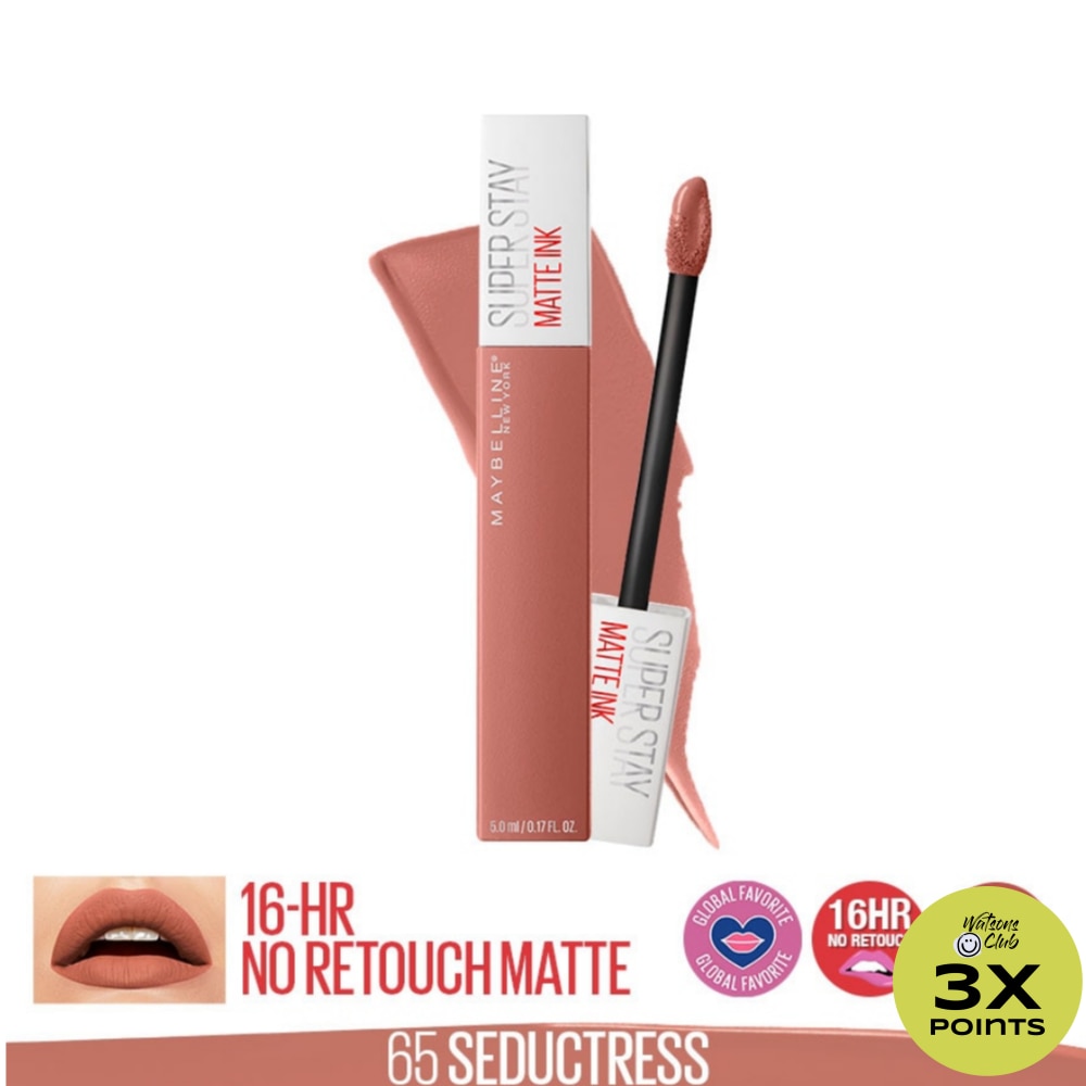 MAYBELLINE MAYBELLINE SuperStay Matte Ink Unnudes Liquid Lipstick - Seductress 5ML