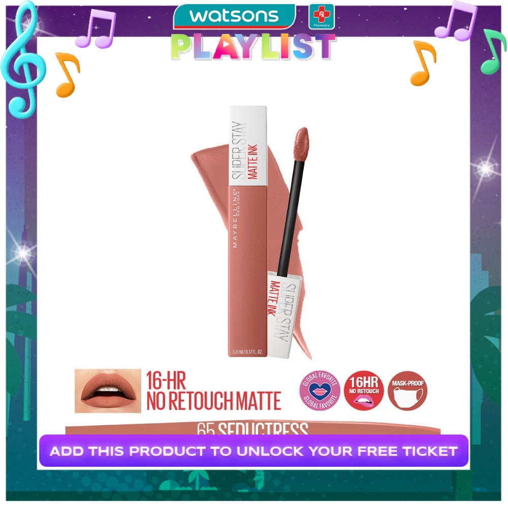 MAYBELLINE MAYBELLINE SuperStay Matte Ink Unnudes Liquid Lipstick - Seductress 5ML