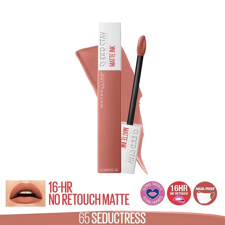 MAYBELLINE MAYBELLINE SuperStay Matte Ink Unnudes Liquid Lipstick - Seductress 5ML