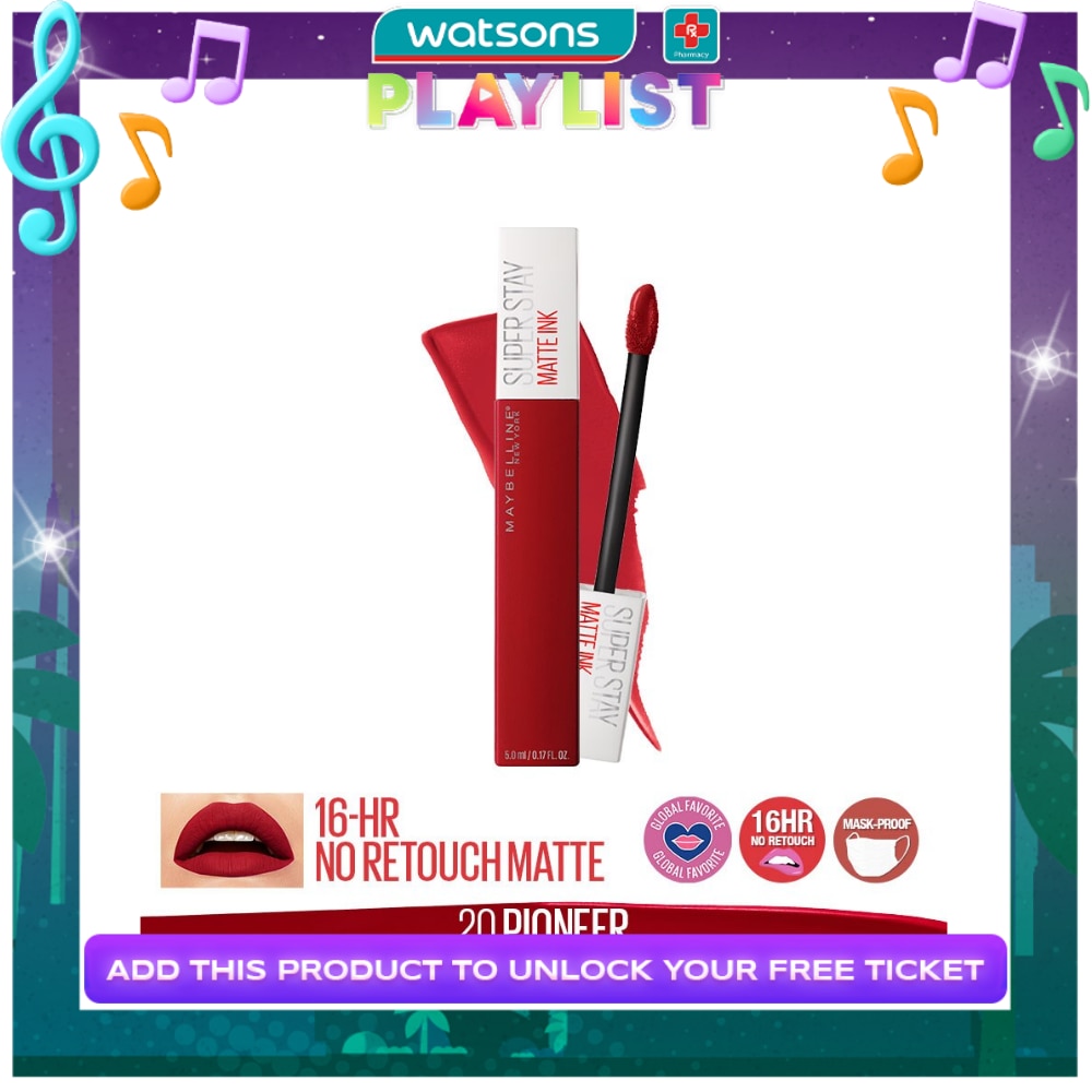 MAYBELLINE MAYBELLINE SuperStay Matte Ink Liquid Lipstick - Pioneer 5ML
