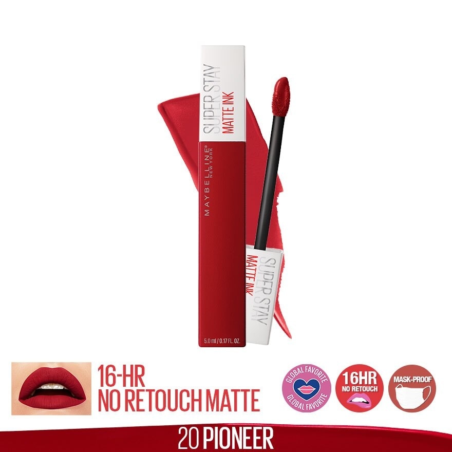 MAYBELLINE MAYBELLINE SuperStay Matte Ink Liquid Lipstick - Pioneer 5ML