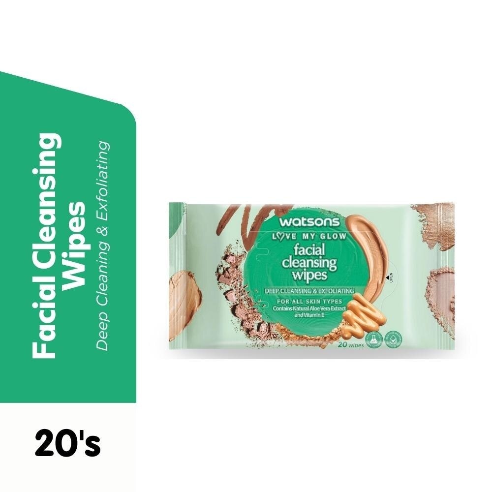 Deep Cleansing and Exfoliating Facial Wipes 20s