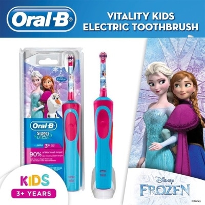 ORAL B Frozen Kids Power Toothbrush Handle (Ages 3+)