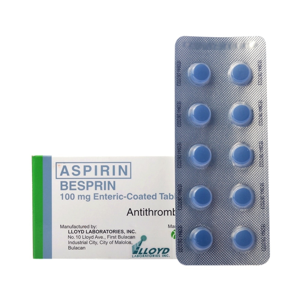 Aspirin 100Mg 1 Tablet [PRESCRIPTION REQUIRED]