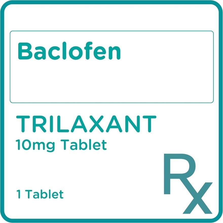 Baclofen 10 mg 1 Tablet [Prescription Required]