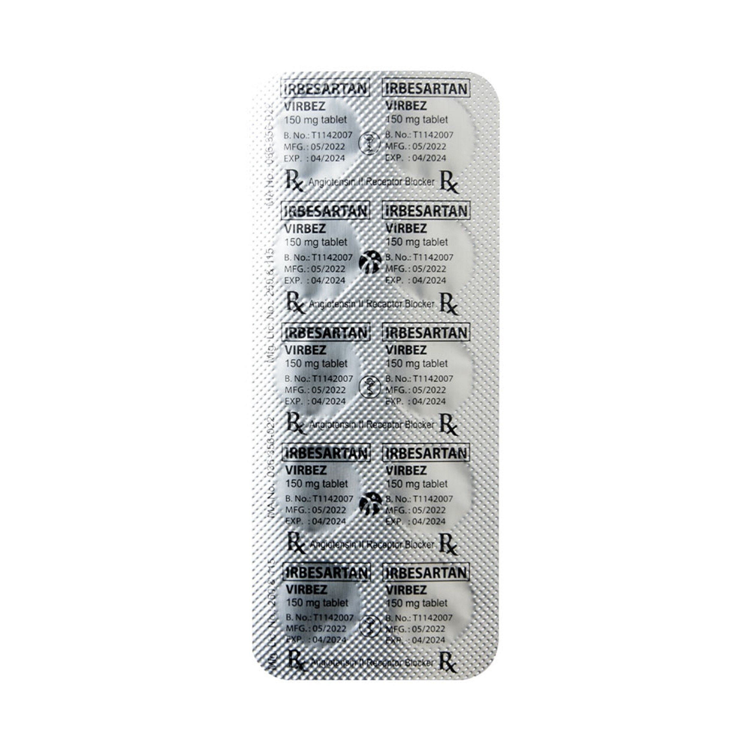 Irbesartan 150Mg 1 Tablet [PRESCRIPTION REQUIRED]