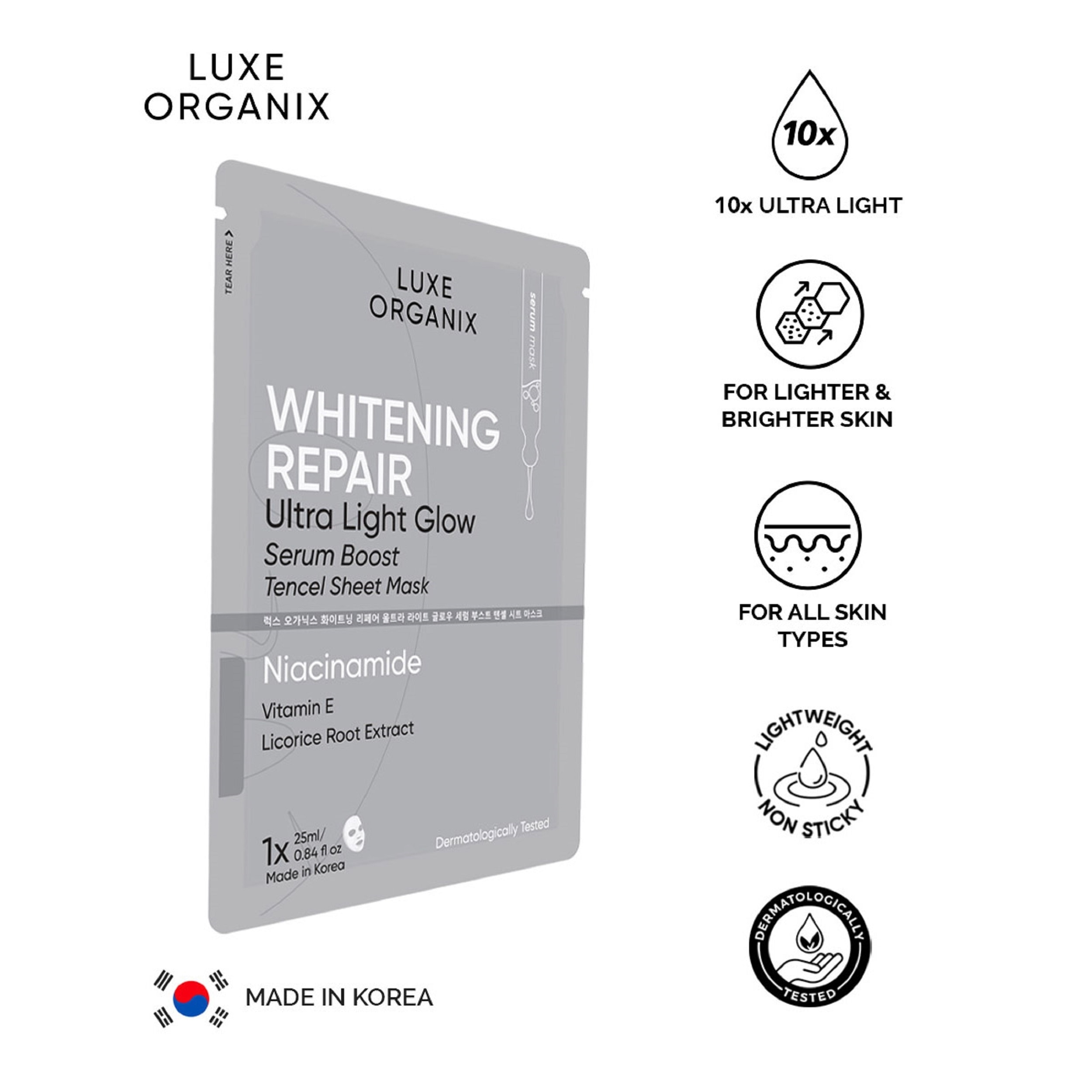 Whitening Repair Serum Boost Sheet Mask 25ml