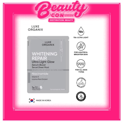 LUXE ORGANIX Whitening Repair Serum Boost Sheet Mask 25ml