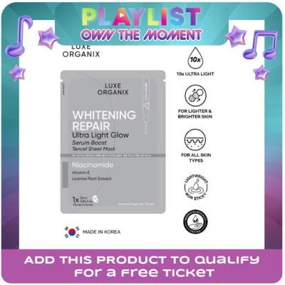 LUXE ORGANIX - Whitening Repair Serum Boost Sheet Mask 25ml