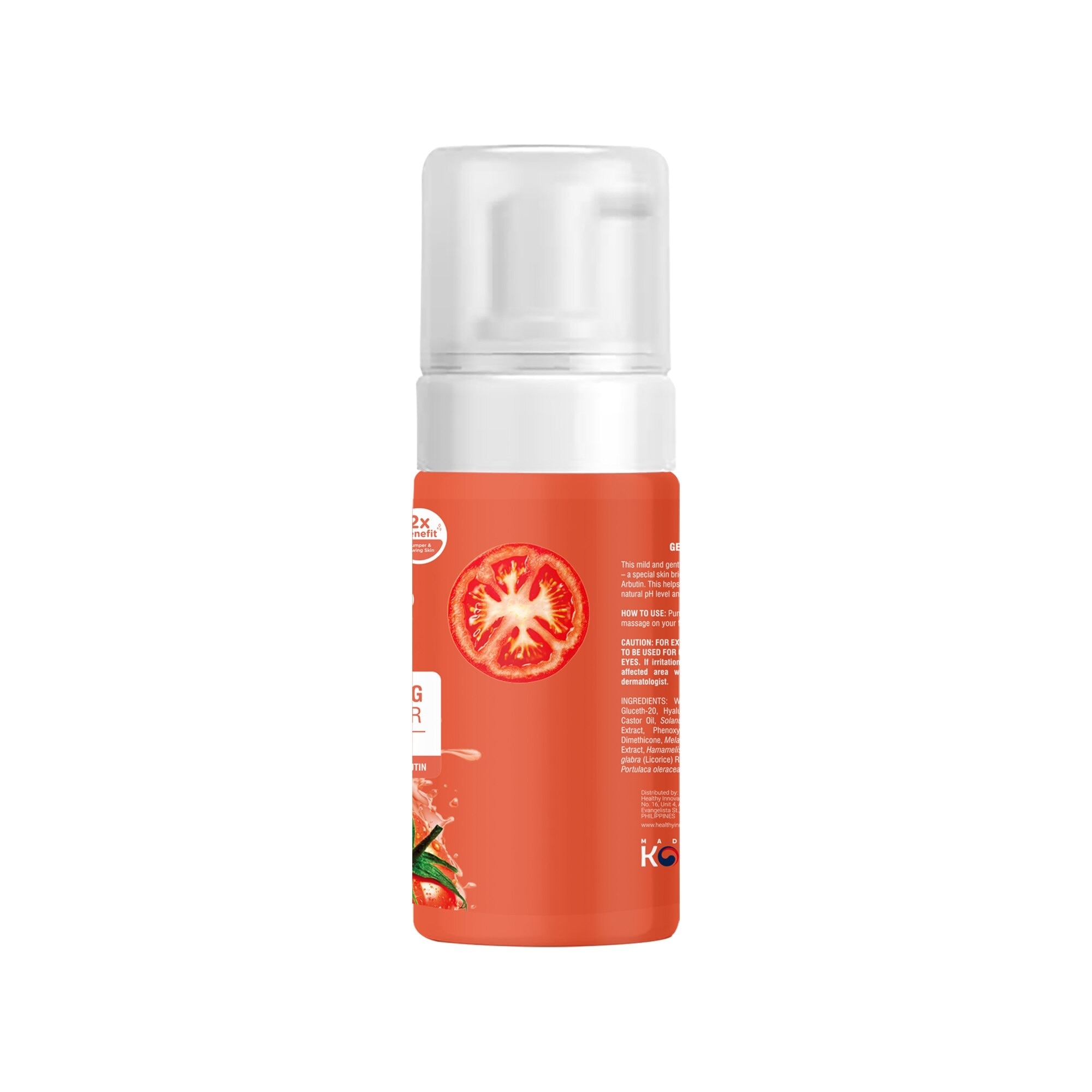 Tomato Glass Skin Gentle Foaming Facial Cleanser 100ml