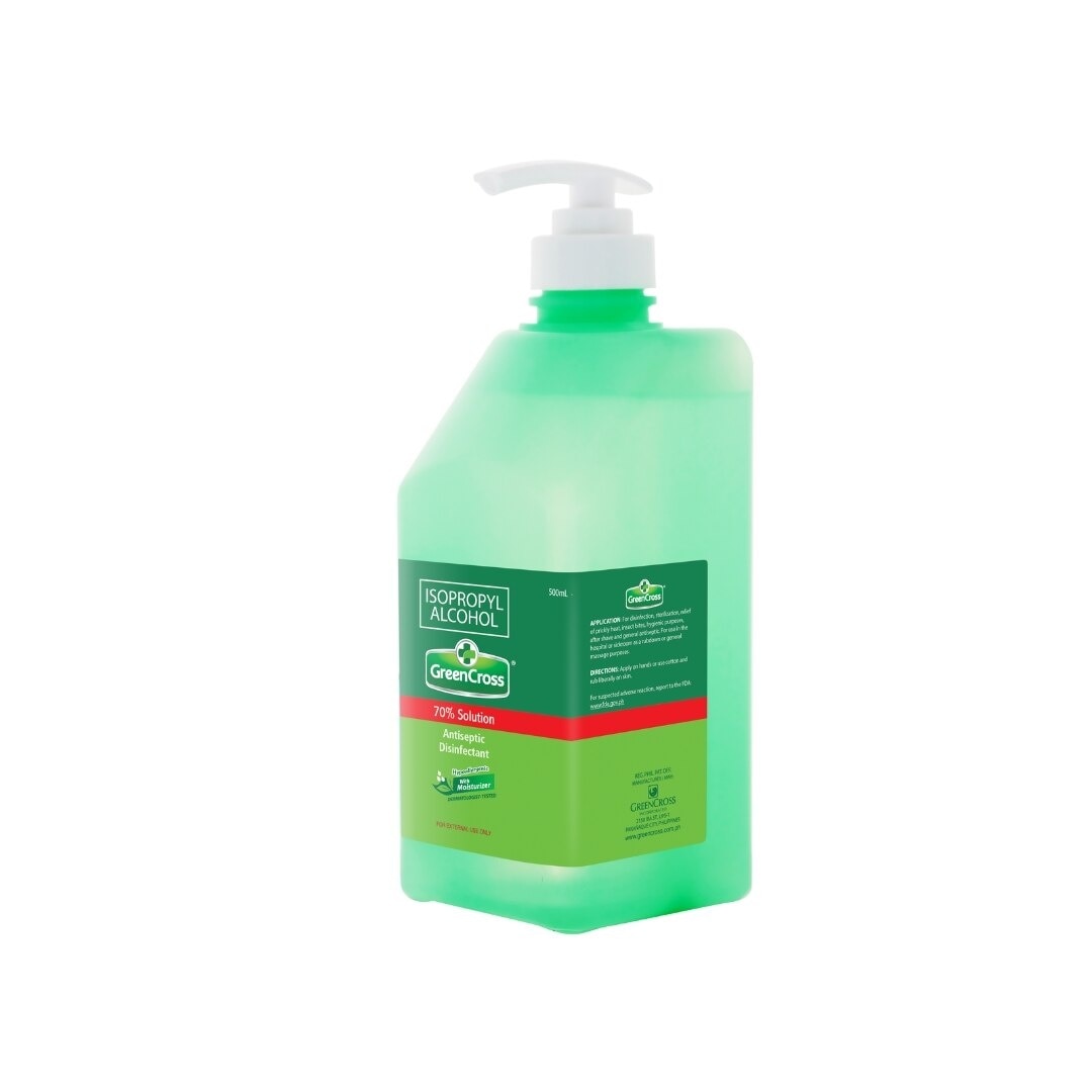 Green Cross Alcohol 70 W Moist 500Ml Pd