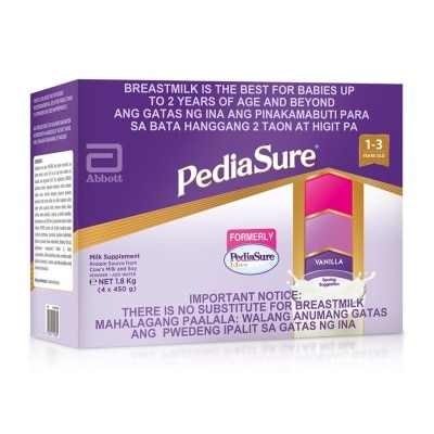 PEDIASURE Vanilla 1.8kg With K2 and Arginine