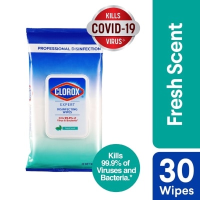 CLOROX Disinfecting Wipes Fresh Scent 30 Wipes