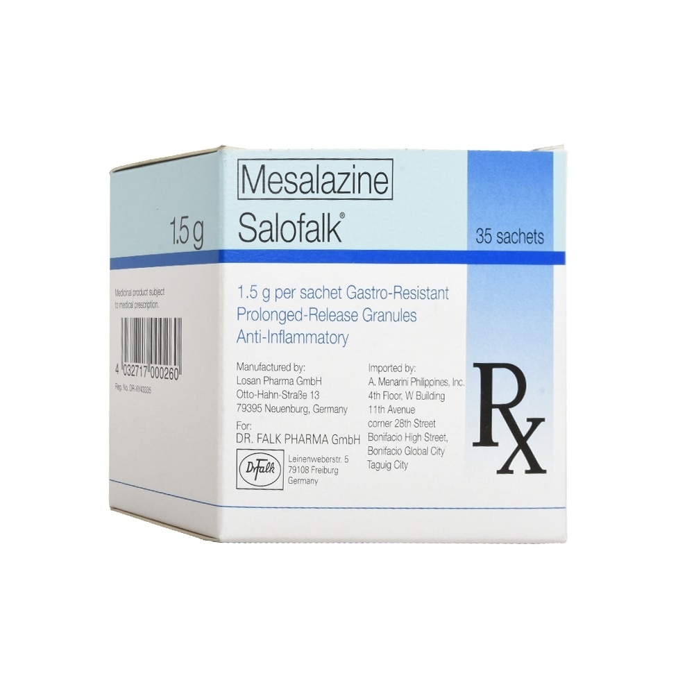 Mesalazine 1.5g per Sachet Gastro-Resistant Prolonged-Release Granules [PRESCRIPTION REQUIRED]