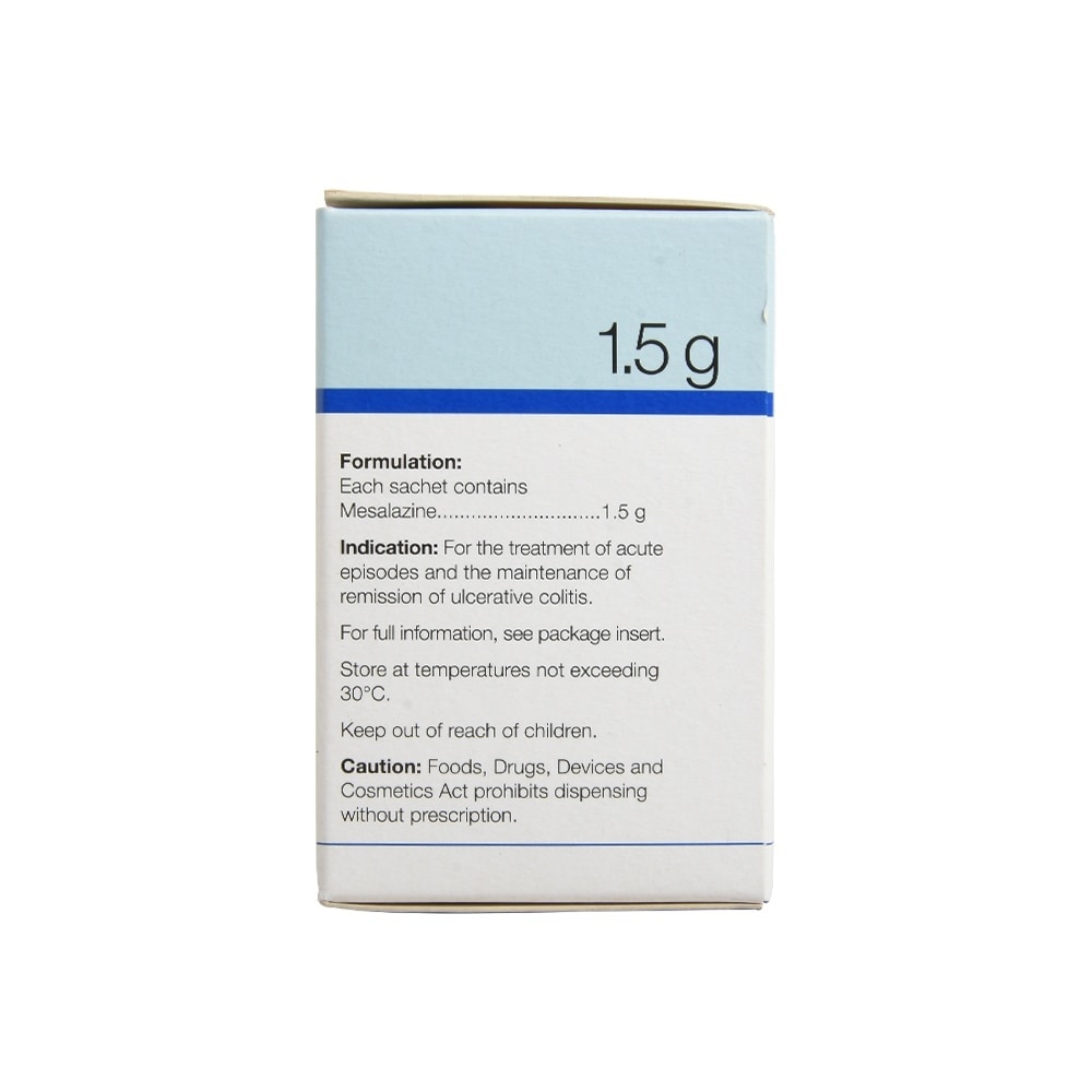 Mesalazine 1.5g per Sachet Gastro-Resistant Prolonged-Release Granules [PRESCRIPTION REQUIRED]