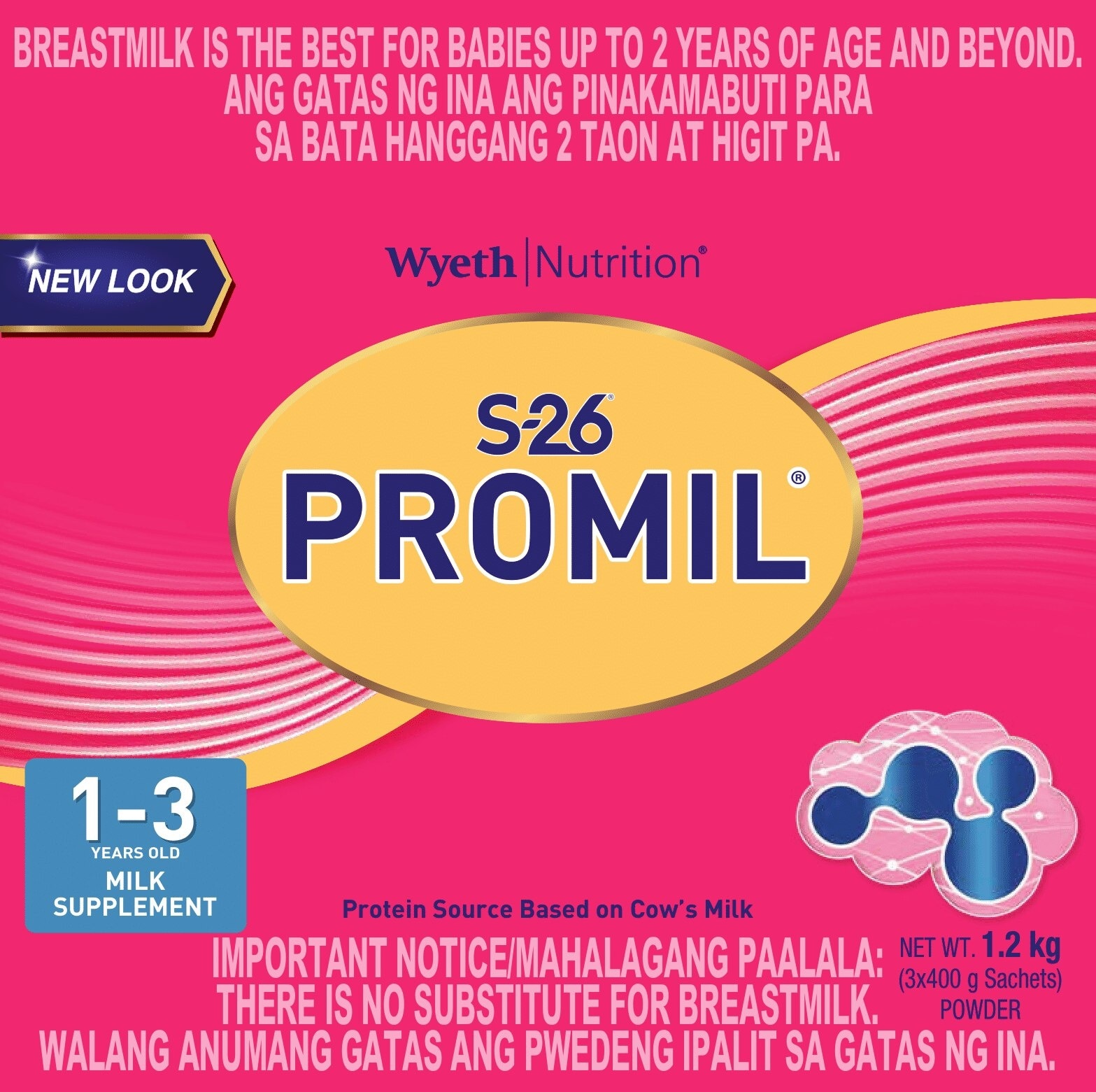 PROMIL® THREE Milk Supplement for Kids 1-3 Years Old 1.2kg