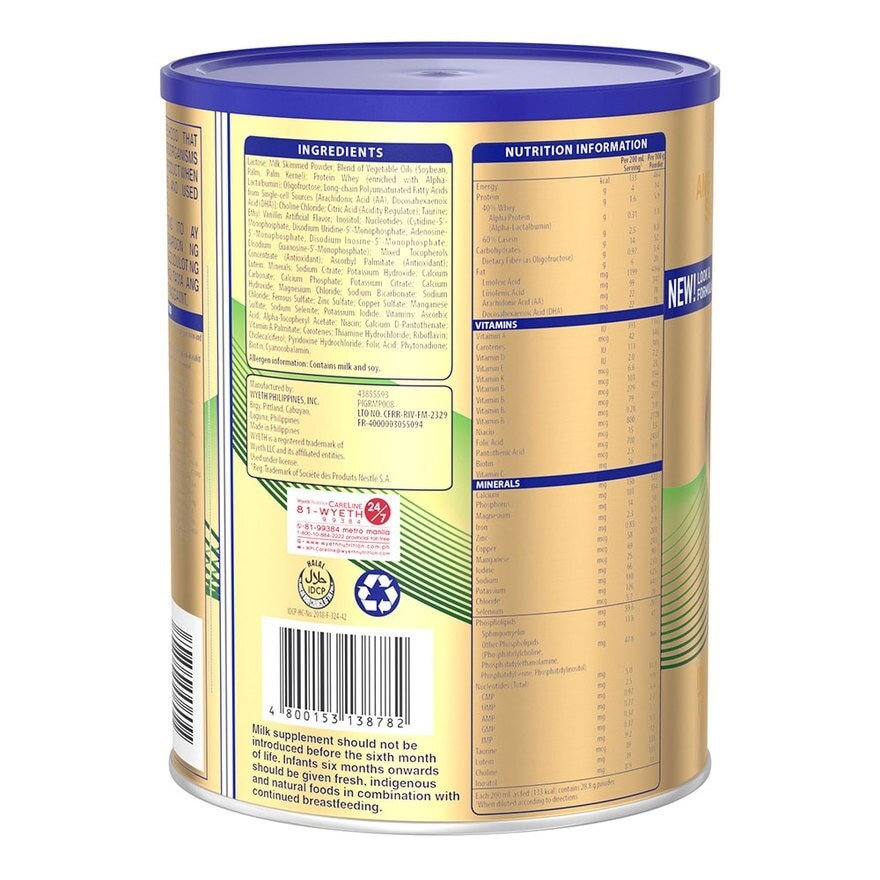 Gold® Two milk supplement for 6-12 months 900g