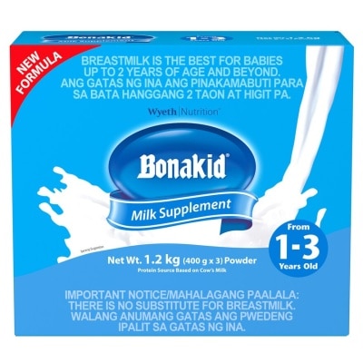 BONAKID Stage 3 Powdered Milk Drink for Children 1 to 3 years old 1.2.kg