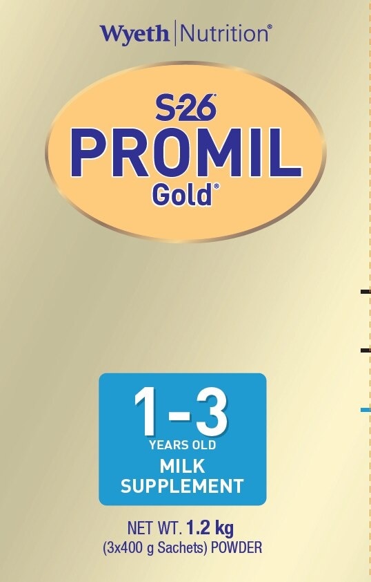 Promil Gold® Three milk supplement for kids 1-3 years old bag in box 1.2kg