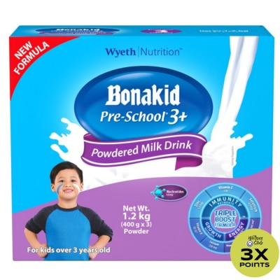 BONAKID PRE-SCHOOL® 3+ Stage 4 Powdered Milk Drink for Children Over 3 Years Old 1.2kg