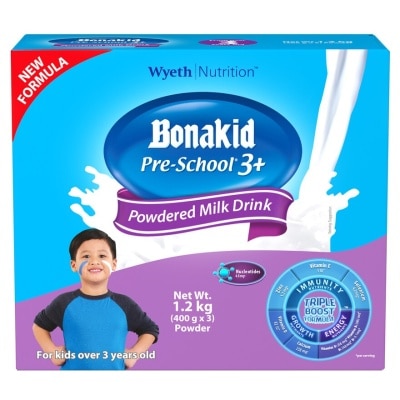 BONAKID PRE-SCHOOL® 3+ Stage 4 Powdered Milk Drink for Children Over 3 Years Old 1.2kg