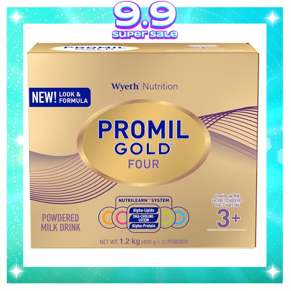 Four powdered milk drink for pre-schoolers over 3 years old bag 1.2kg