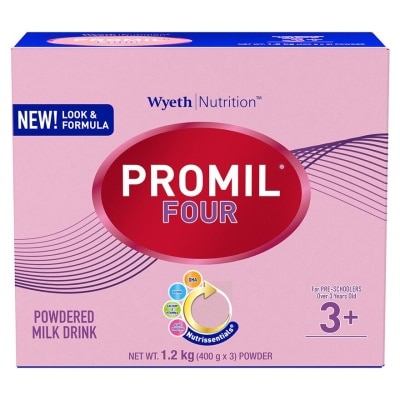 PROMIL FOUR Powdered Milk Drink for Pre-Schoolers Over 3 Years Old 1.2kg