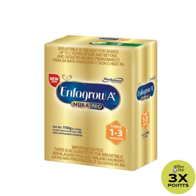 ENFAGROW A+ Three NuraPro Milk Supplement Powder for 1-3 Years Old 1.2kg