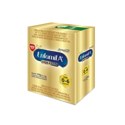 ENFAMIL A+ One NuraPro Powdered Infant Formula for 0-6 Months Old 1.2kg