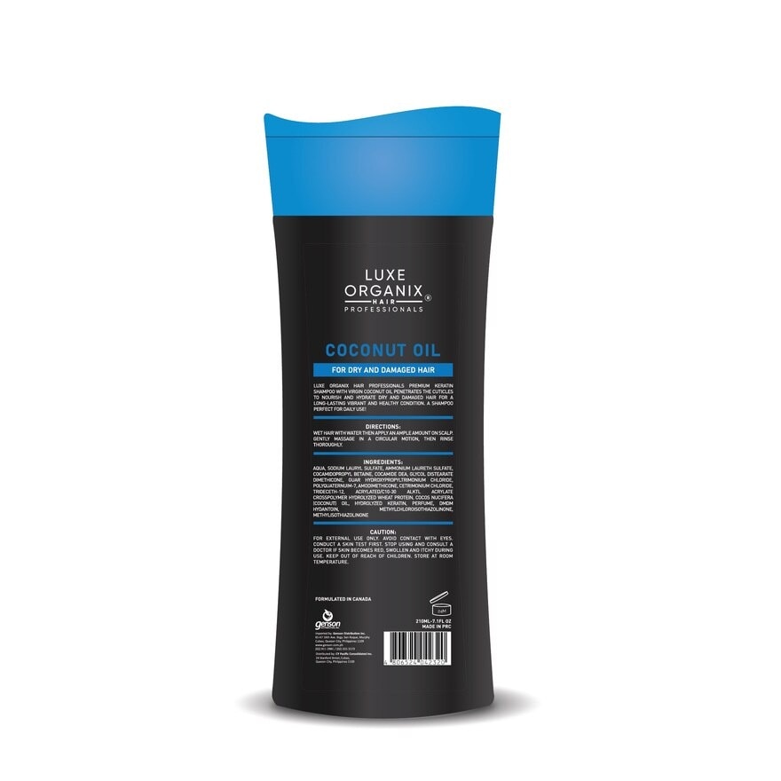 Luxe Organix Keratin VCO Shampoo 210ml