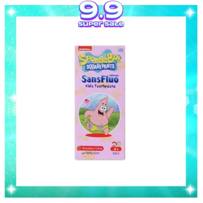SANSFLUO Kids Toothpaste with Fibregum Strawberry Cr?me 50ML