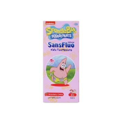 SANSFLUO Kids Toothpaste with Fibregum Strawberry Cr?me 50ML