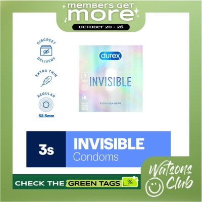 DUREX Condoms Invisible Extra Sensitive 3s image