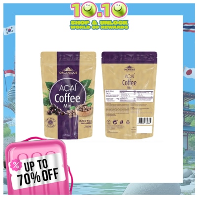 ORGANIQUE Acai Coffee Mix Powder X 10 15g Sachets