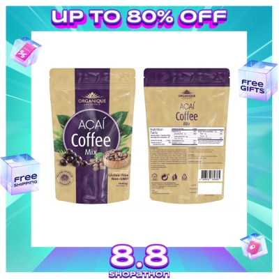 ORGANIQUE Acai Coffee Mix Powder X 10 15g Sachets