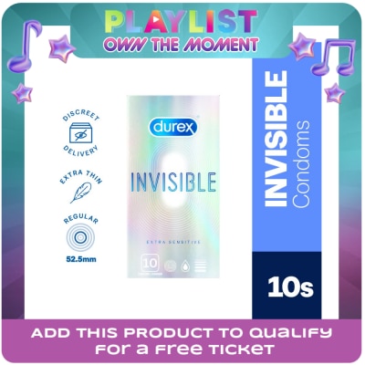 DUREX - Condoms Invisible Extra Sensitive 10s