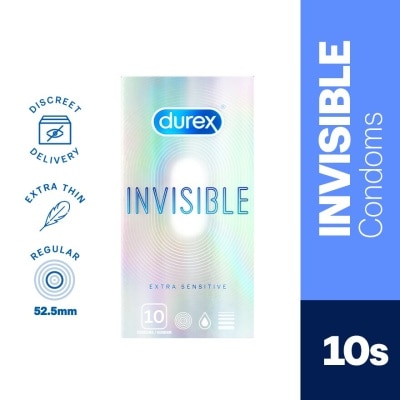 DUREX Condoms Invisible Extra Sensitive 10s